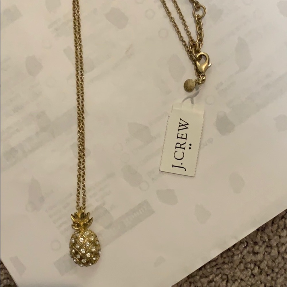 J Crew Pineapple Necklace
